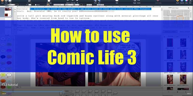 Comic Life 3 Tutorial – Laying Out Images, Text, and Lettering